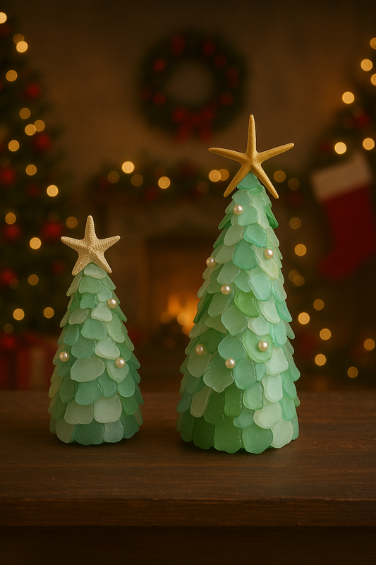 Sea Glass Table Top Tree Craft Kit