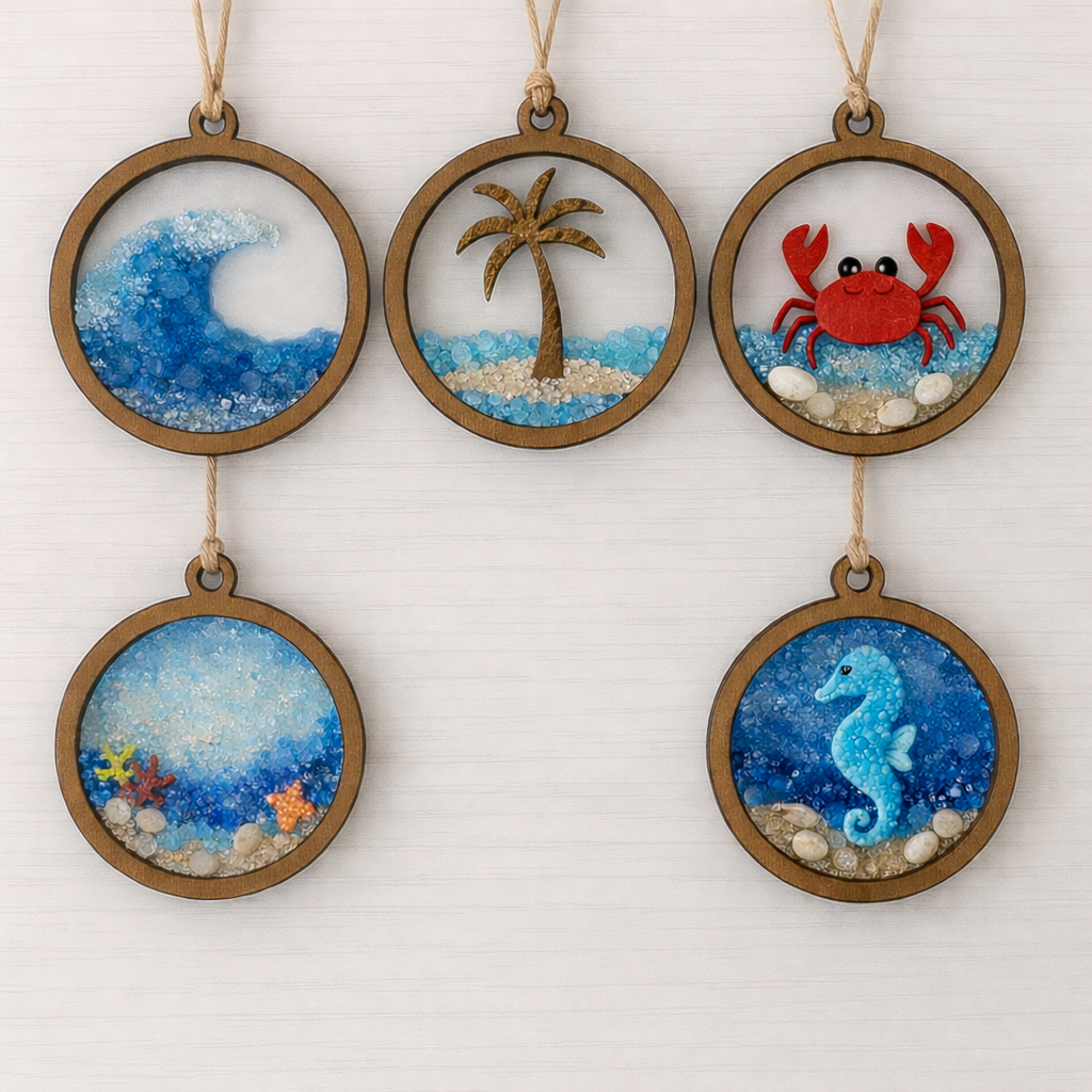 Ocean Glow Suncatchers Workshop PRIVATE WORKSHOP 3/11