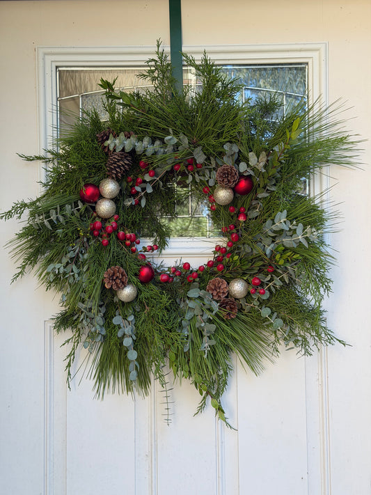 Fresh Holiday Wreath Workshop Dec 5th 3:30-5:30 pm