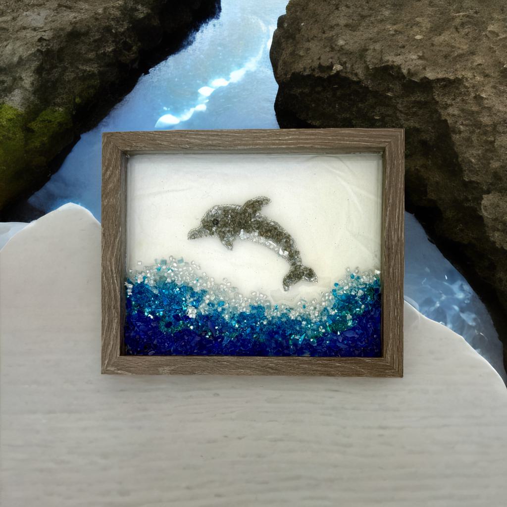 π Wave Rider β Dolphin Crushed Glass Craft Kit π¬