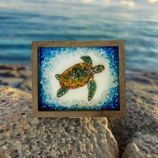 π Ocean Journey Turtle β Crushed Glass Craft Kit π’