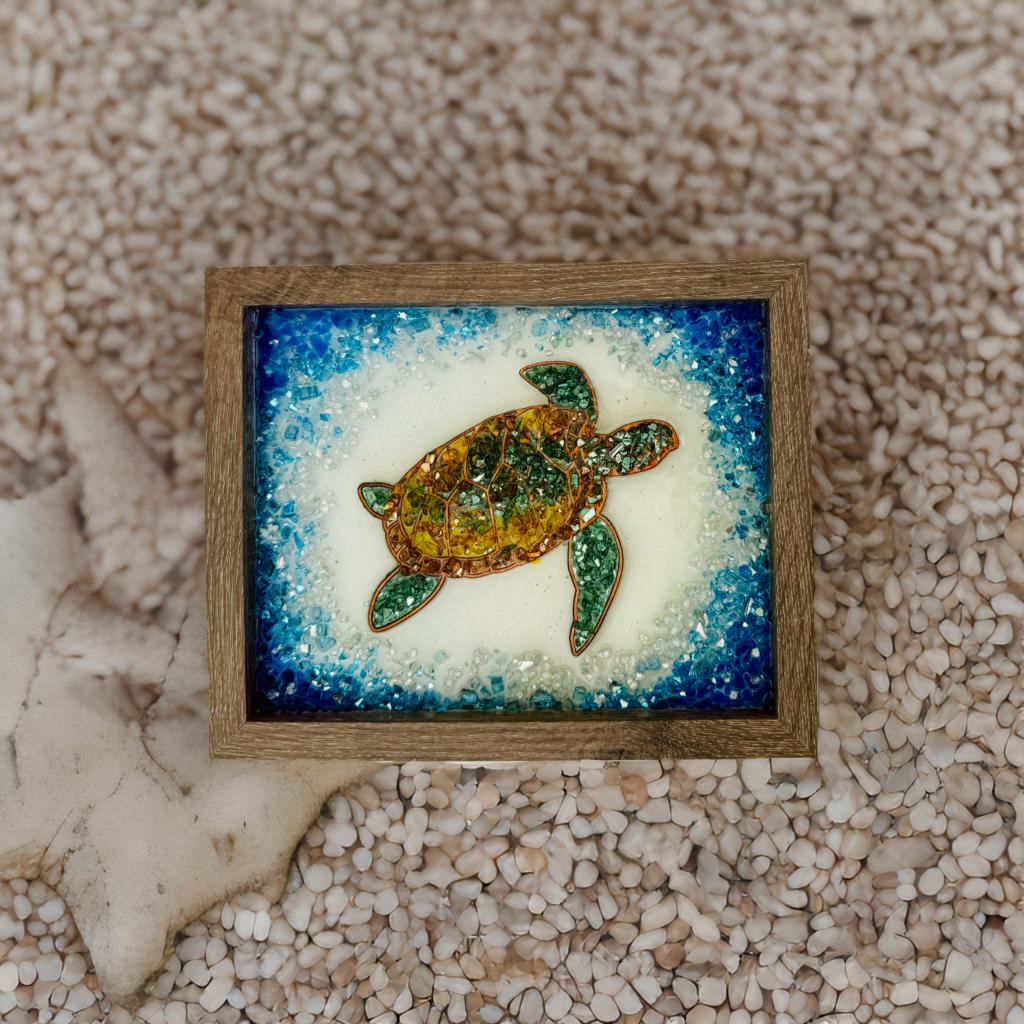π Ocean Journey Turtle β Crushed Glass Craft Kit π’