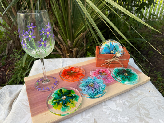 πΈ Blooming Flowers Coaster Kit πΈ