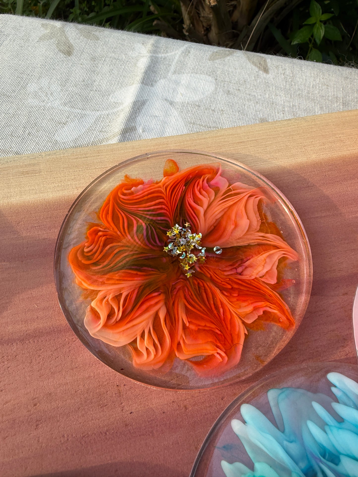 Blooming Flowers Coaster Workshop Coconut Barrel 7/30