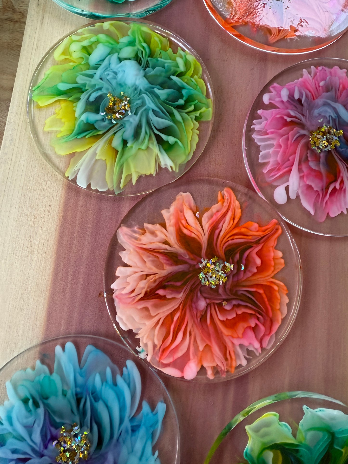 🌸 Blooming Flowers Coaster Kit 🌸