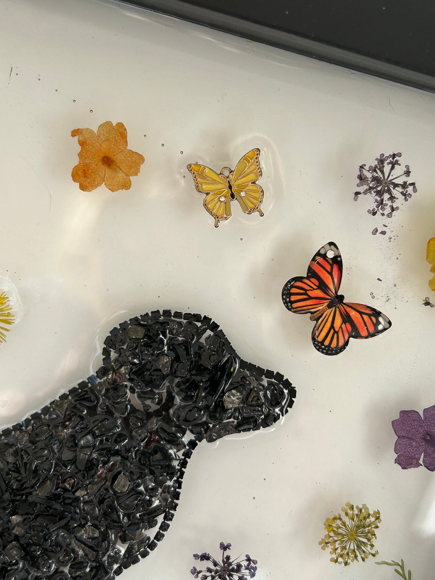 Animal Lovers Silhouette Dog Crushed Glass Kit