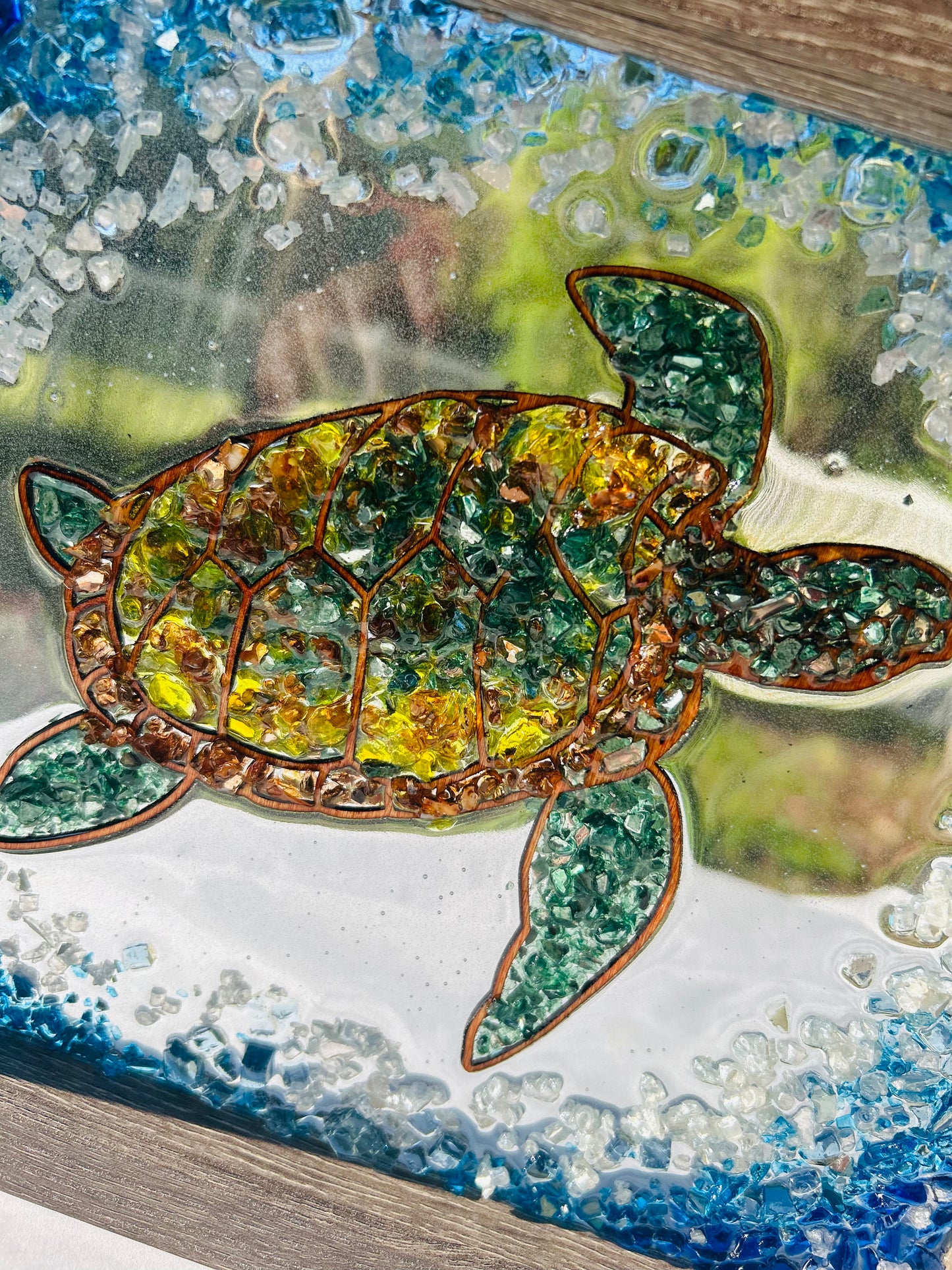 π Ocean Journey Turtle β Crushed Glass Craft Kit π’