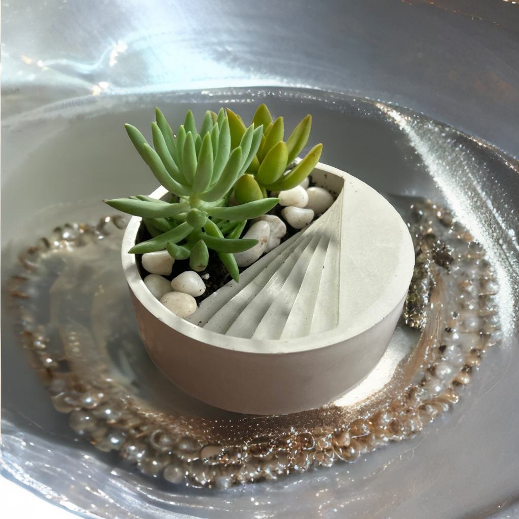 Succulent Planter with Succulents Craft Kit