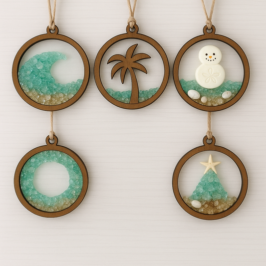 🌊 Coastal Crushed Glass Ornament Workshop 🌊. 11/6 St Augustine