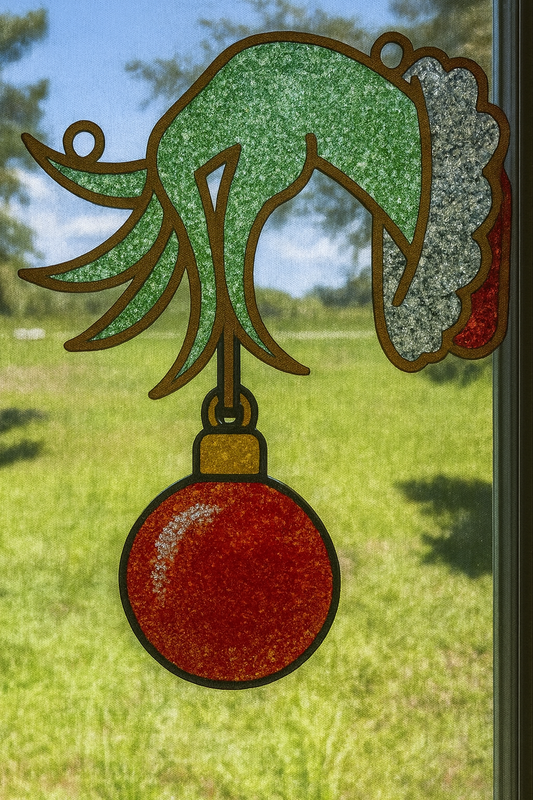 Grinch Suncatcher Kit