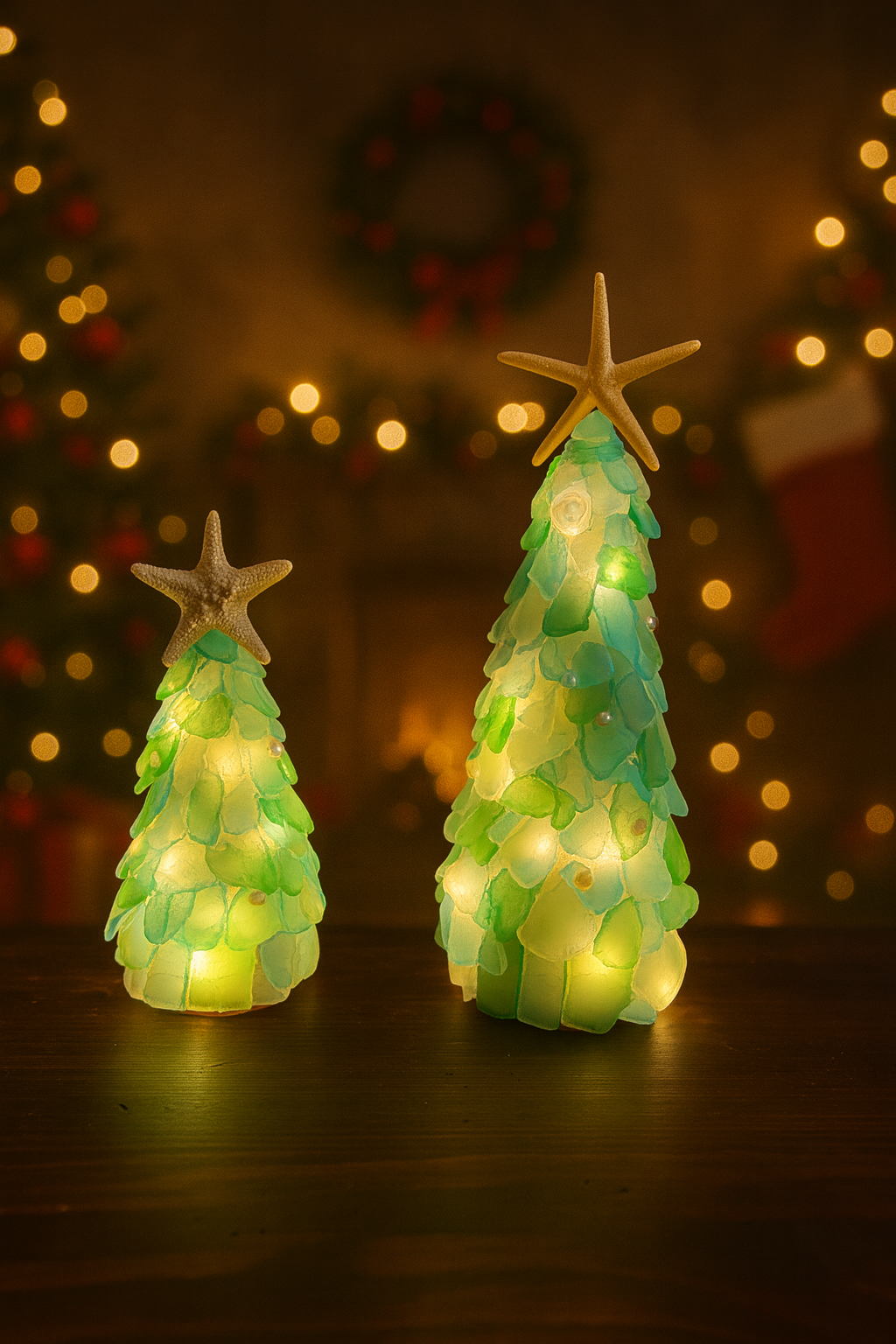 Sea Glass Table Top Tree Craft Kit
