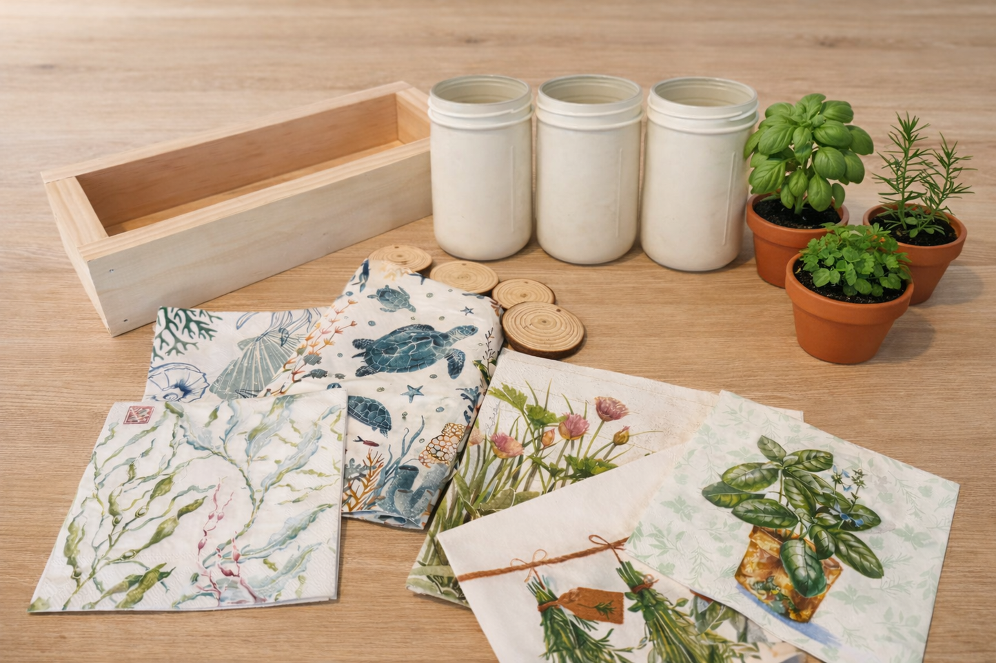 Herb Garden Workshop Coconut Barrel 3/26