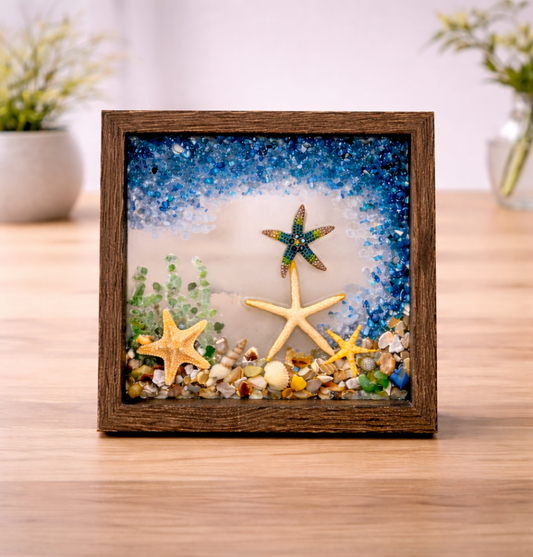 ⭐ Shimmering Starfish Crushed Glass Kit ⭐