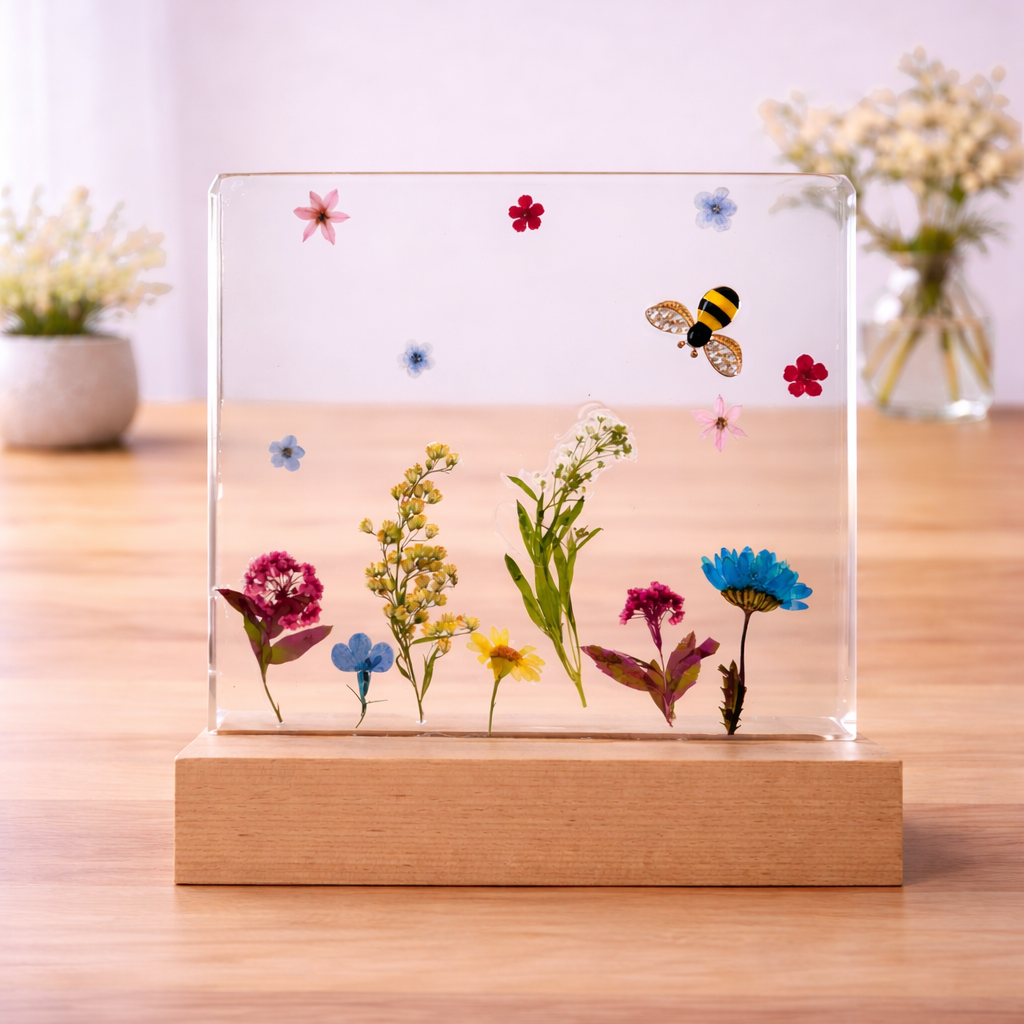 Floral Epoxy Resin Light Kit