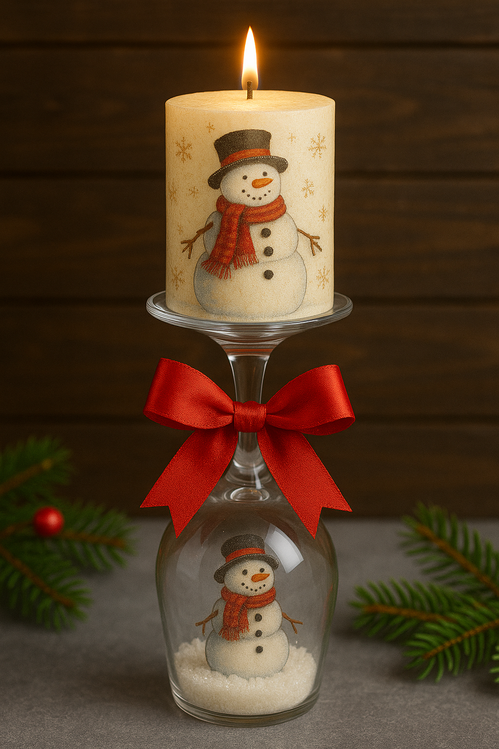 Wine Glass Candle Holder & Decoupage Pillar Candle Workshop Sunday Nov 2nd 12-2 pm St Augustine