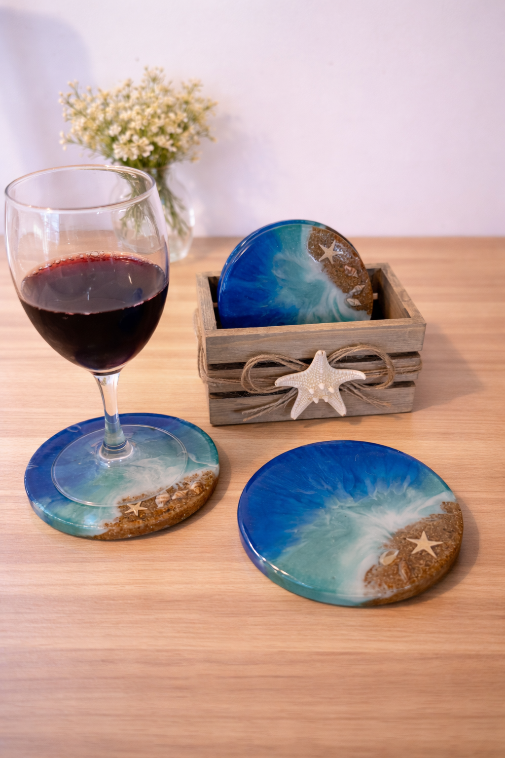 Resin Coaster Workshop Coconut Barrel 6/9