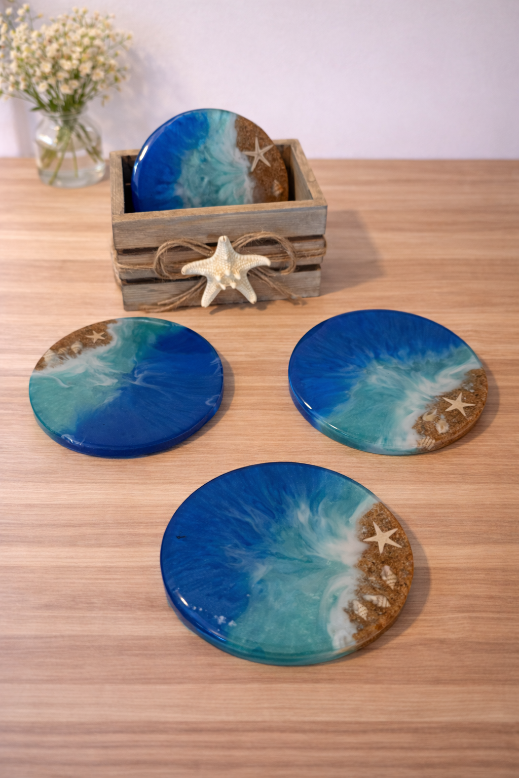 Resin Coaster Workshop Coconut Barrel 6/9