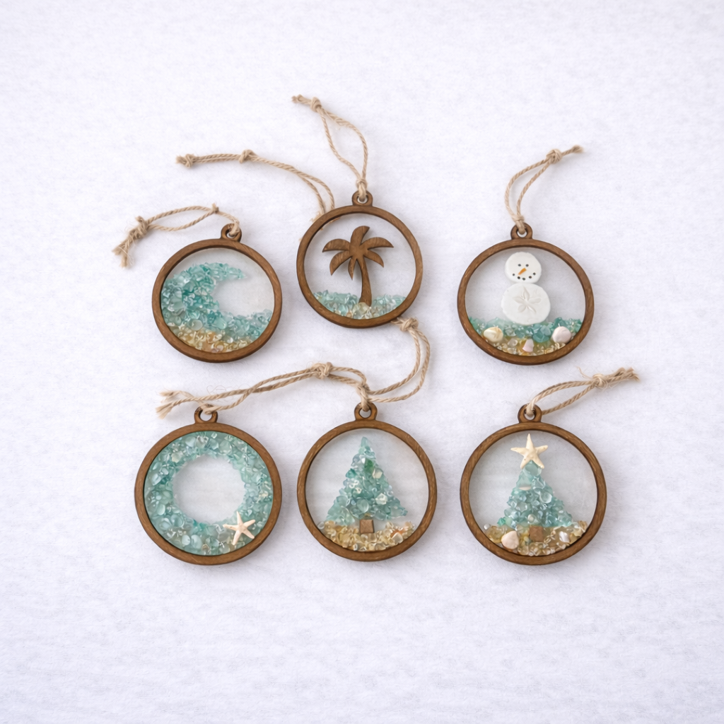 Nautical Ornament Crushed Glass Kit