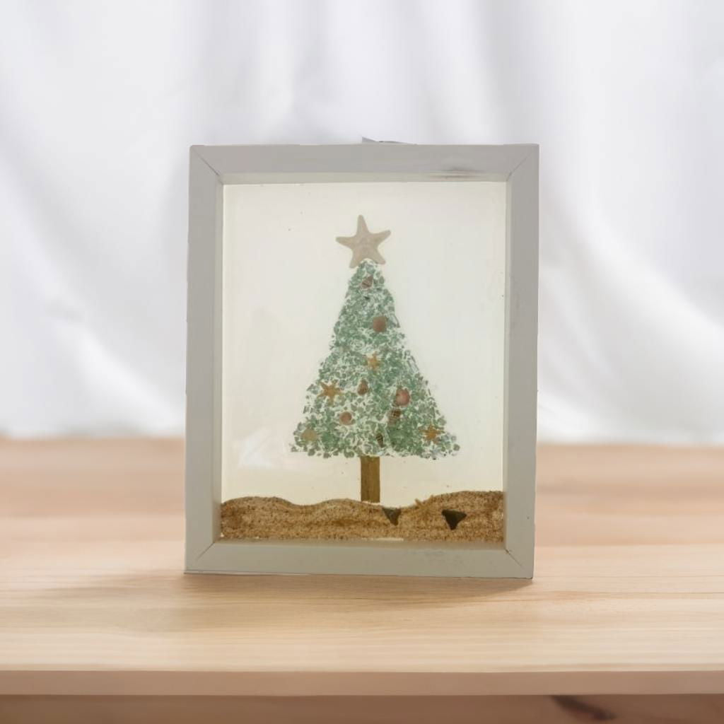 Coastal Christmas Glass Art Kit