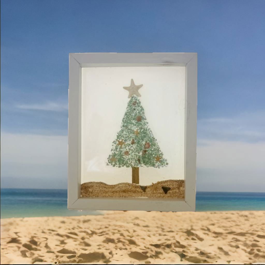 Coastal Christmas Glass Art Kit