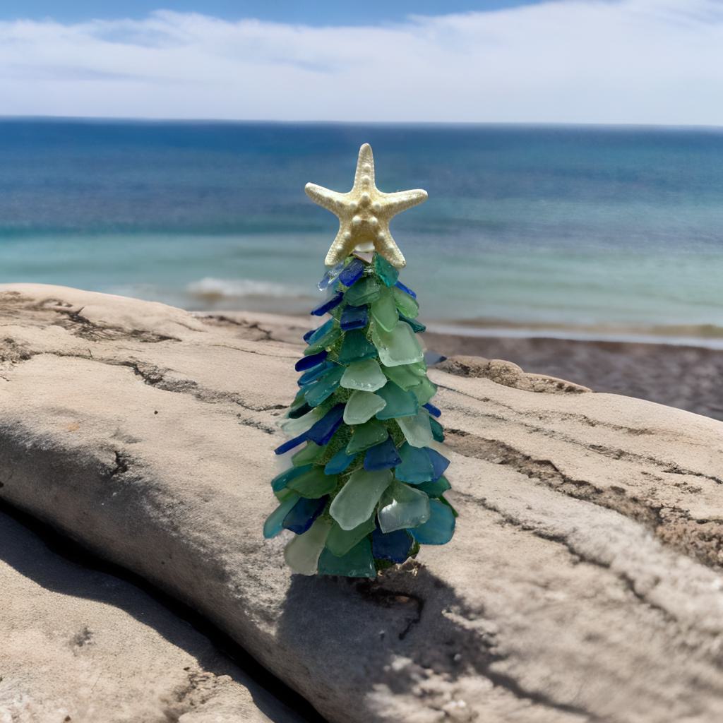 Sea Glass Tabletop Tree Workshop Thursday Oct 16th 3:30 - 5:30 pm St Augustine