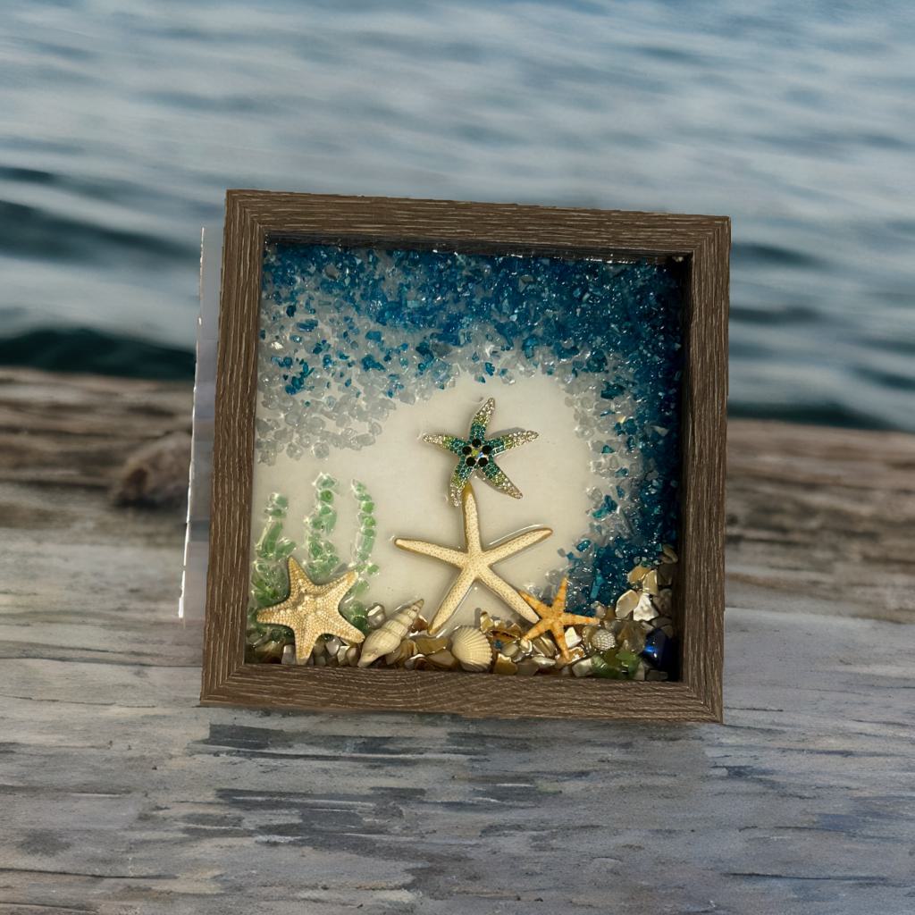 ⭐ Shimmering Starfish Crushed Glass Kit ⭐