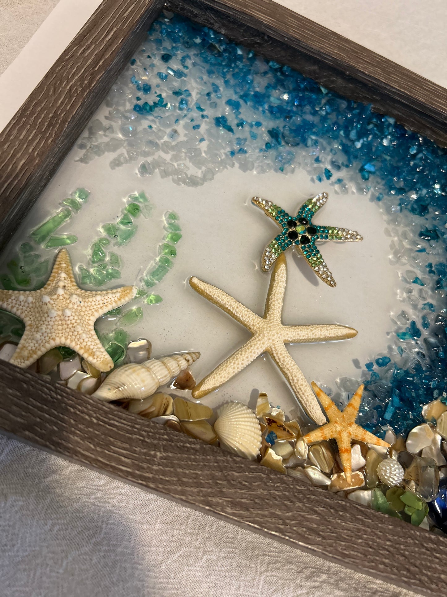 ⭐ Shimmering Starfish Crushed Glass Kit ⭐