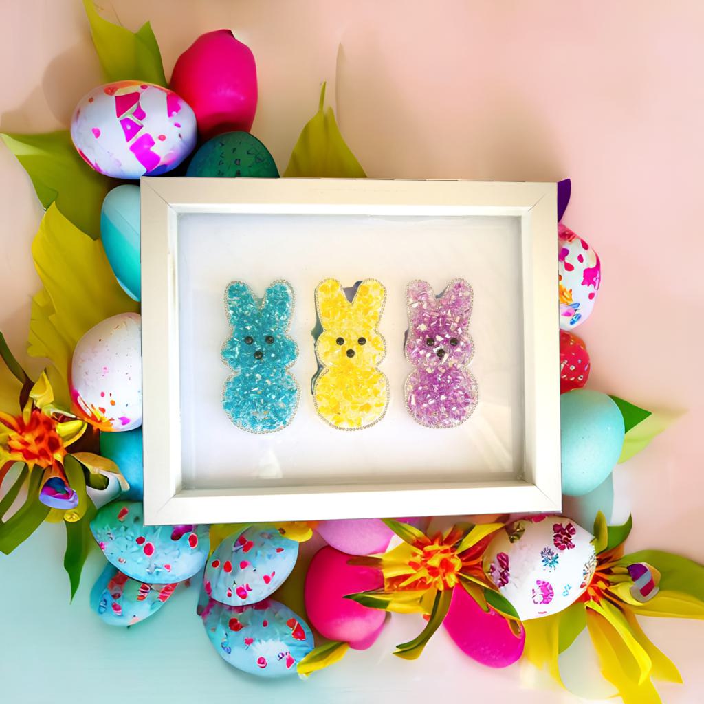 Three Little Peeps Crushed Glass Craft Kit