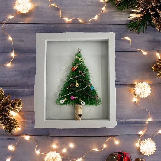 Oh Christmas Tree Crushed Glass Craft Kit