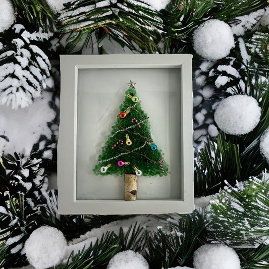 Oh Christmas Tree Crushed Glass Craft Kit