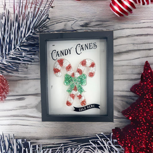 Candy Cane Fun Crushed Glass Craft Kit