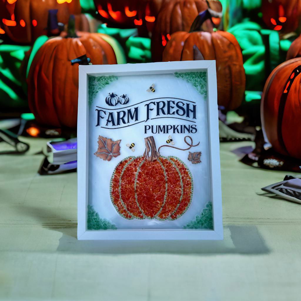 September 19 - Fall Fest Crushed Glass Pumpkin Workshop